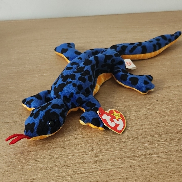 🦎 Ty Beanie Baby “Lizzy” the Lizard – 1995 Vintage Collectible, Excellent Condi - Picture 2 of 16